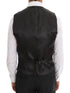 Dolce & Gabbana Gray Patterned Wool 3 Piece Slim Suit
